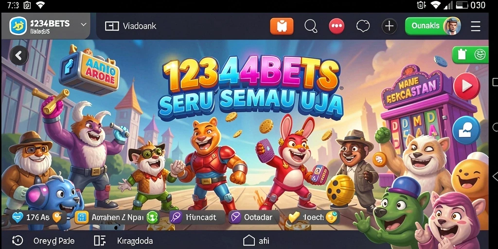 Gameplay 1234BETS yang seru dan adiktif.