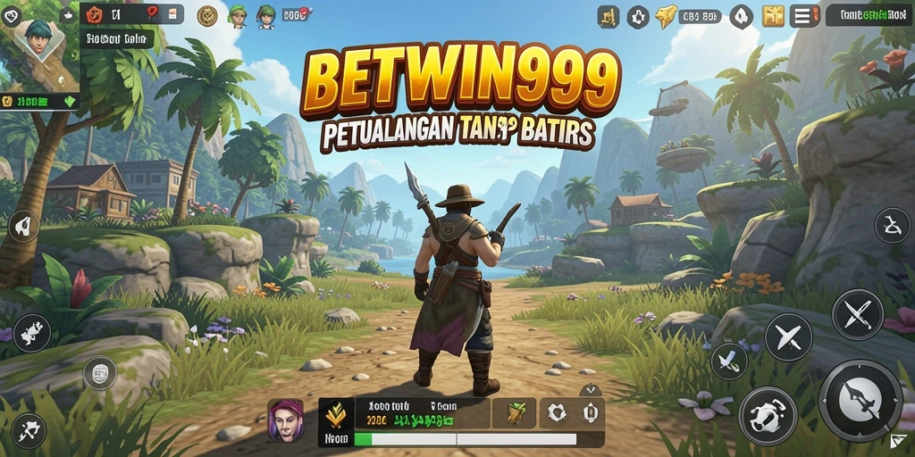 Tampilan utama gameplay BETWIN999 yang menampilkan dunia terbuka yang luas.