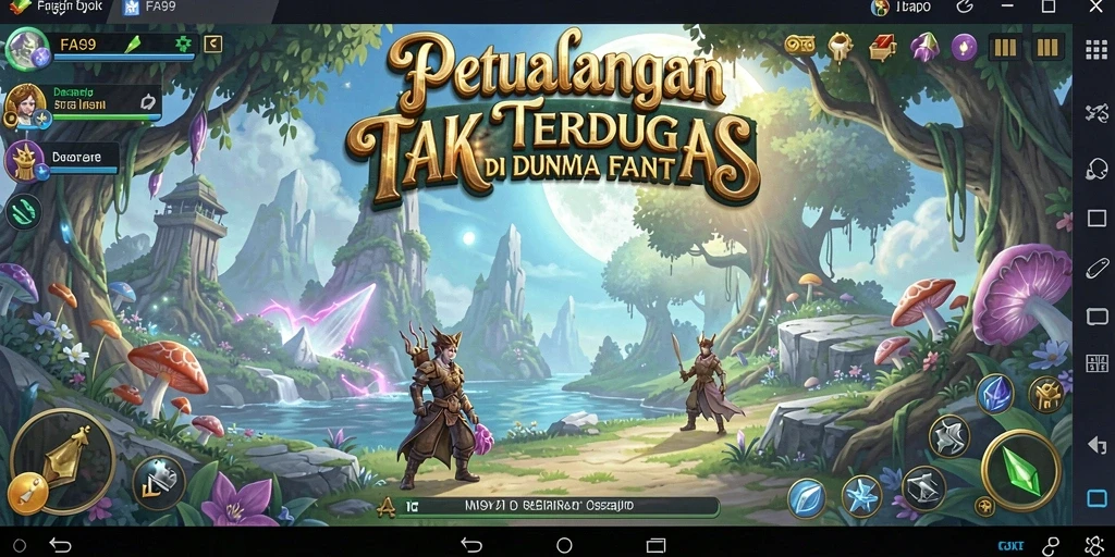 Tampilan gameplay FA99 yang menakjubkan dalam dunia petualangan.