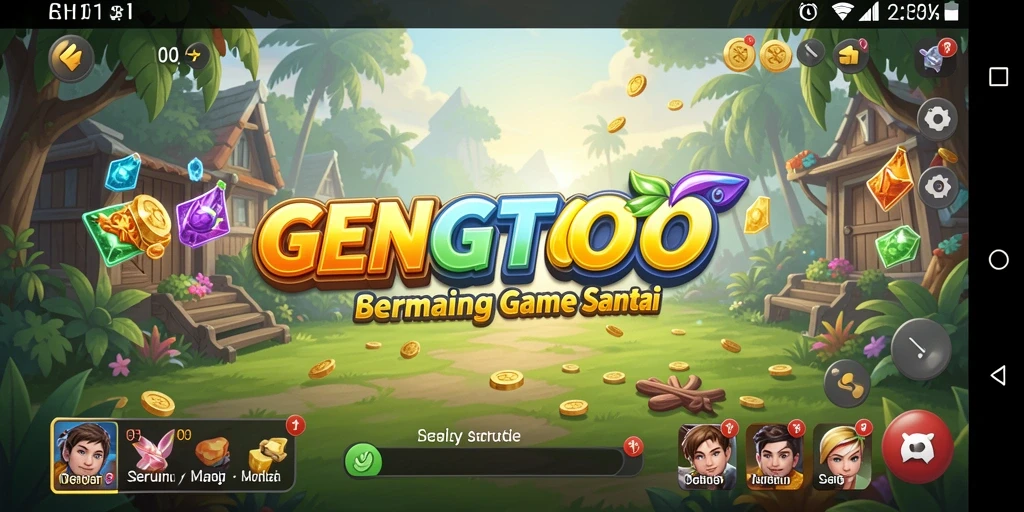 Tampilan gameplay GENGTOTO yang menarik dan penuh warna.