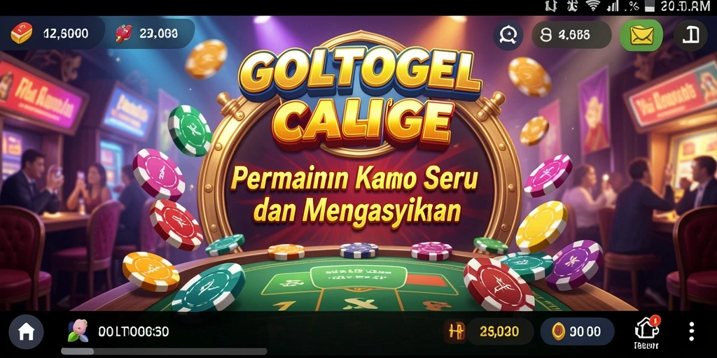 Screenshot utama GOLTOGEL menampilkan gameplay kasino yang seru.