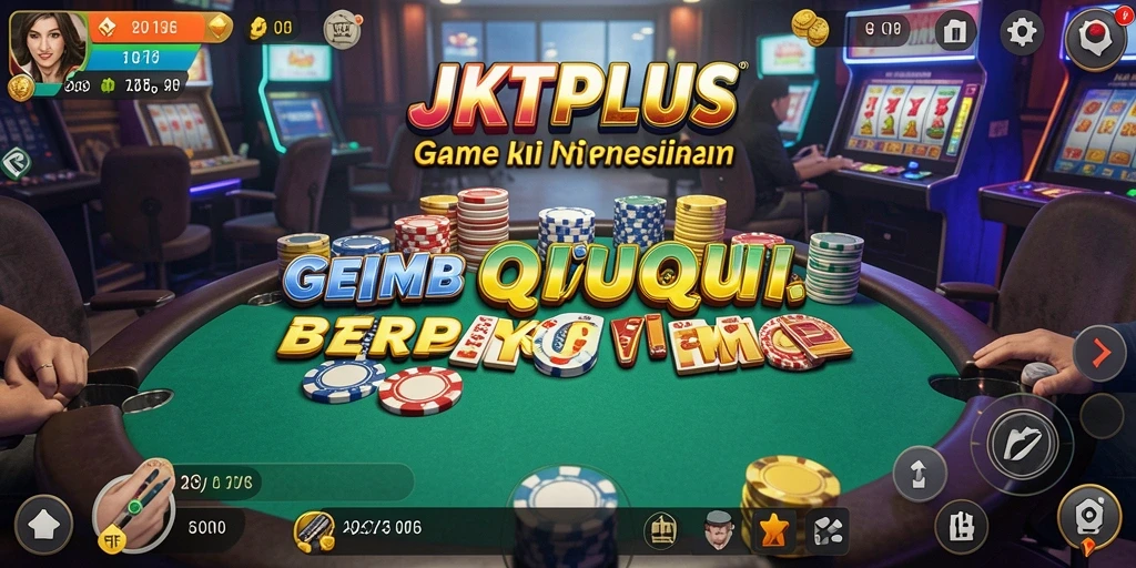 Screenshot JKTPLUS memperlihatkan aksi seru permainan QiuQiu.