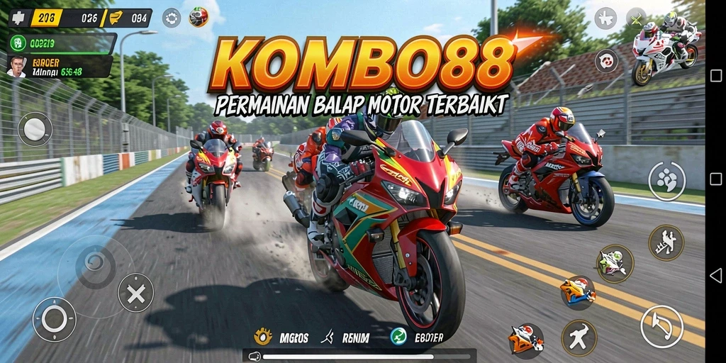 Tangkapan layar dari gameplay menegangkan di KOMBO88.