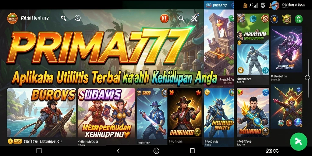Tampilan menarik dari aplikasi PRIMA77 untuk manajemen tugas dan kegiatan.