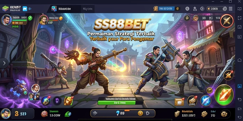 Tangkapan layar gameplay SS88BET menampilkan strategi mendalam dan pertempuran seru.