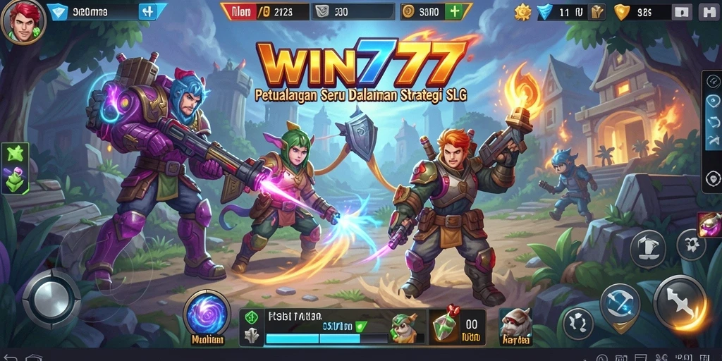 Tangkapan layar gameplay <strong>WIN777</strong> menunjukkan momen pertempuran yang mendebarkan.